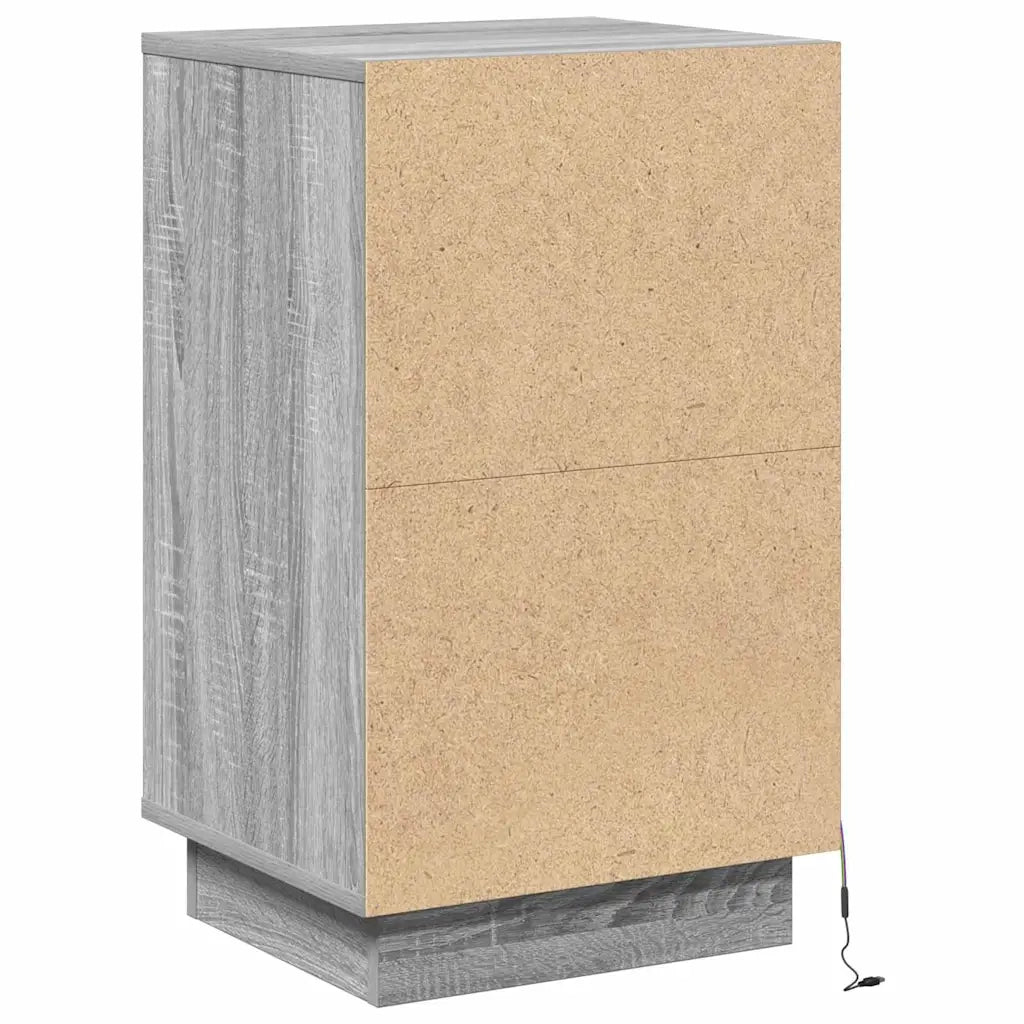 Armadio da Notte Grigio 39 x 34,5 x 65 cm Legno multistrato 869631
