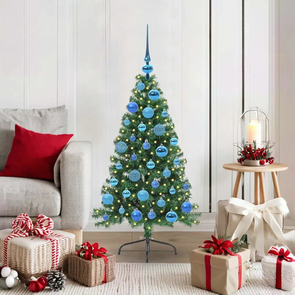 Albero di Natale artificiale con luci integrate Verde 120 cm 3396996