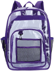 Borsa trasparente in PVC, resistente e impermeabile, trasparente, borsa di alta qualità, adatta per la sicurezza, il viaggio e gli eventi sportivi all'università.