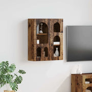 Armadio pensile con lo scaffale Legno vecchio 59 x 20 x 71.5 cm