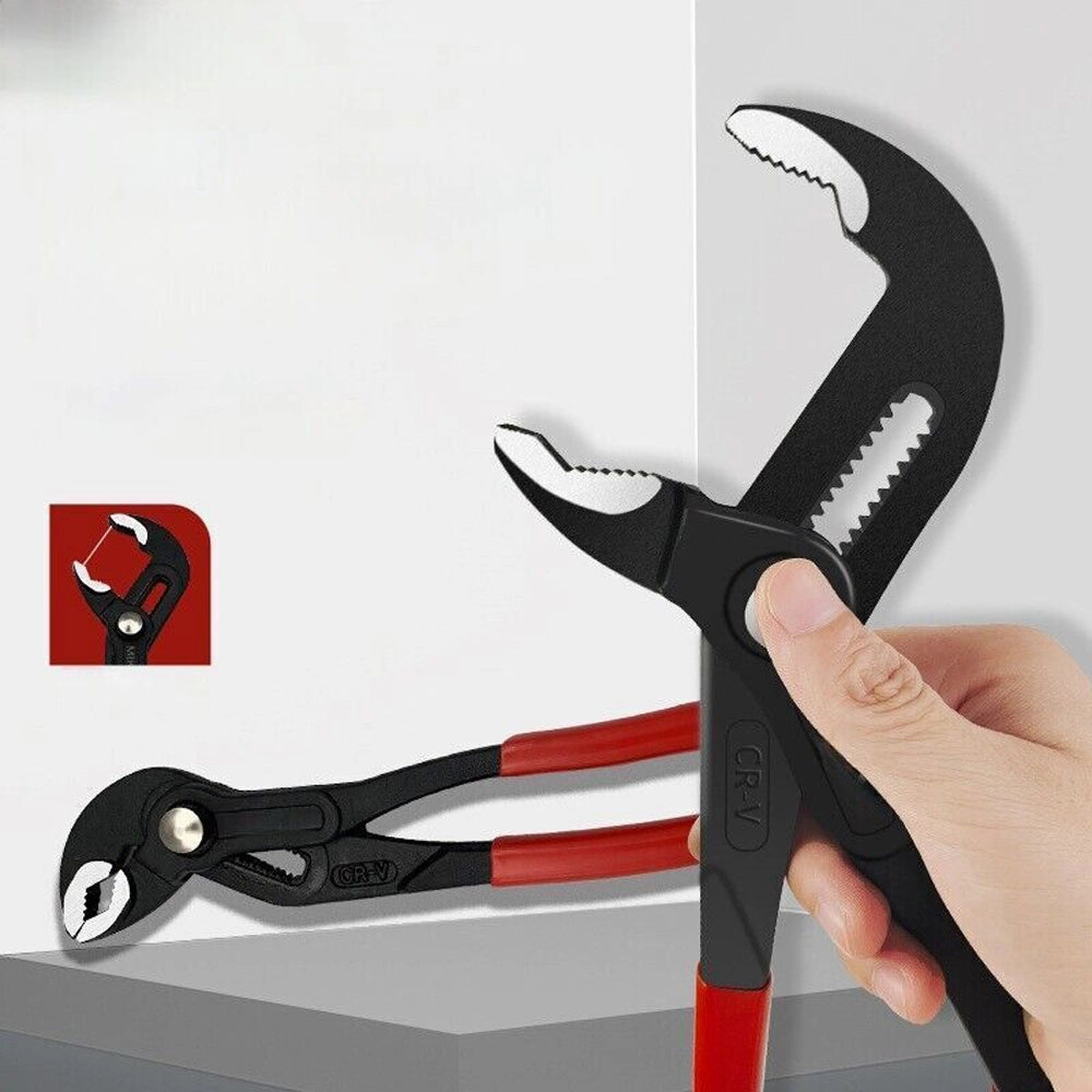 PINZE POLIGRIP SET 3 PZ PINZA A PAPPAGALLO CON PULSANTE REGOLABILE 8″-10″-12″