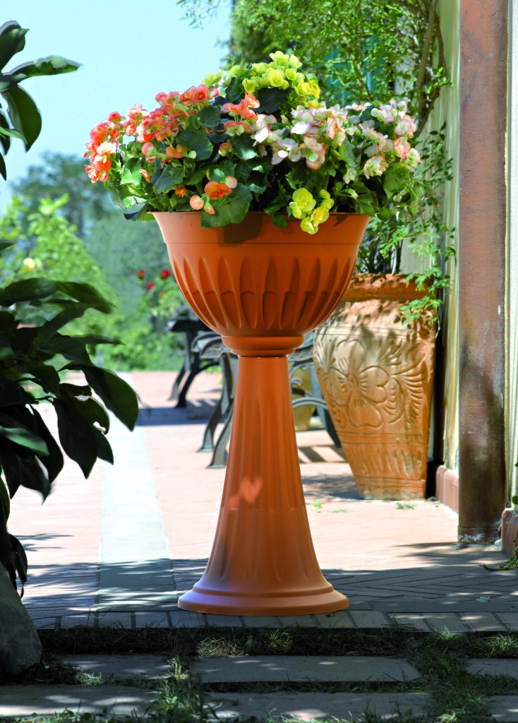 Bama VASO A COLONNA ALBA Col. Terracotta Ø cm. 43x74,5 h