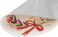 Sottopiatti Natale Set 6 Pz Rotondi 33 Cm Pvc Sotto Piatto Antimacchia Centrotavola Natalizo Dis_C