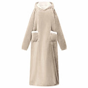 Felpa coperta Beige M Pile e Flanella