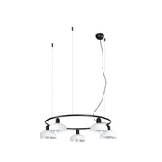 TATAWIN S metallo 5L Lampada sospensione circolare bianca