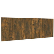 Testiera Letto-Testata del letto Rovere Fumo 240x1,5x80 cm in Legno Multistrato