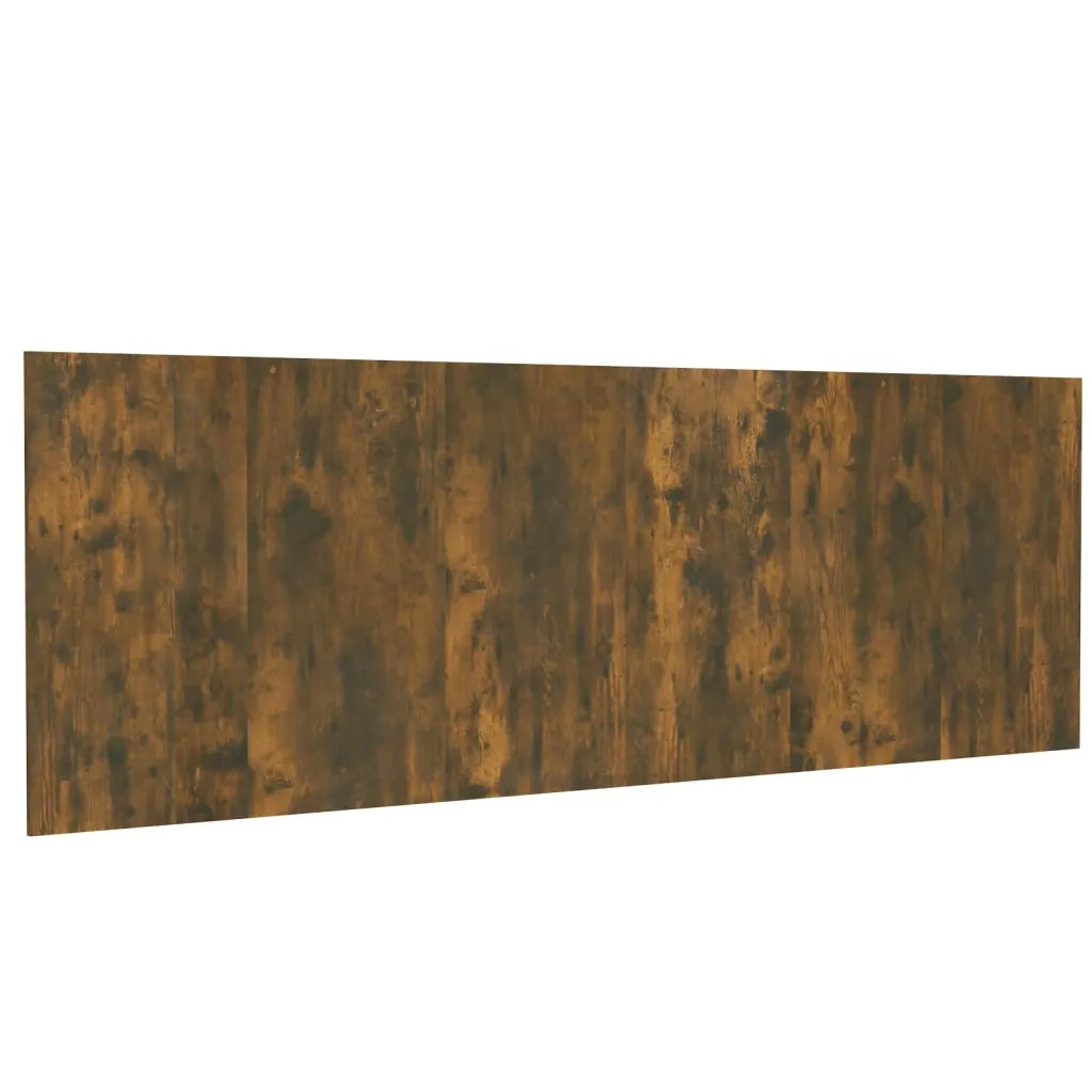Testiera Letto-Testata del letto Rovere Fumo 240x1,5x80 cm in Legno Multistrato