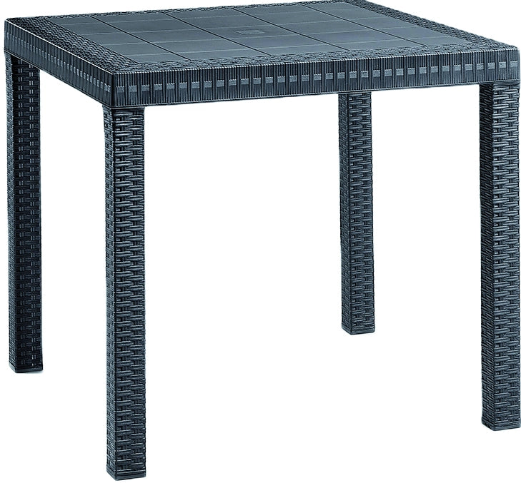 TAVOLO DALLAS cm. 80x80x74 h col. Antracite