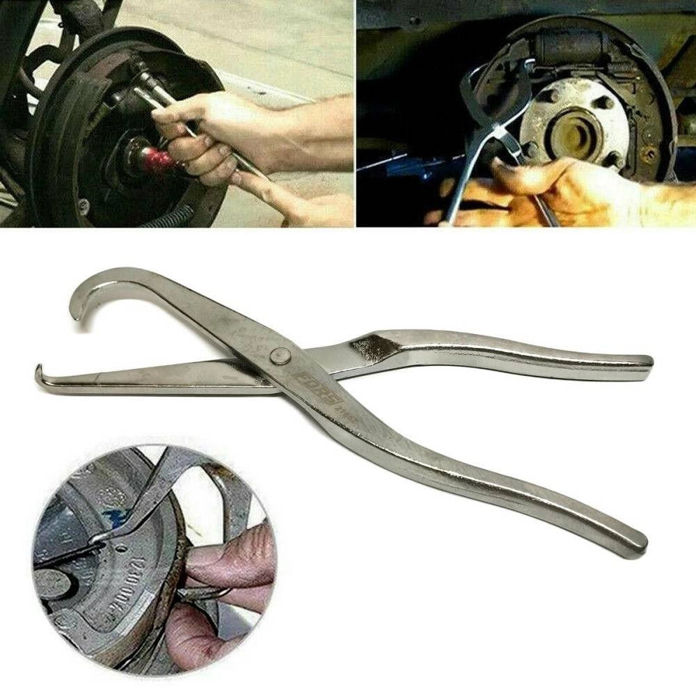 Trade Shop - Pinza Per Rimozione Istallazione Molle Molla Freni A Tamburo Auto 22 Cm A.21662 -