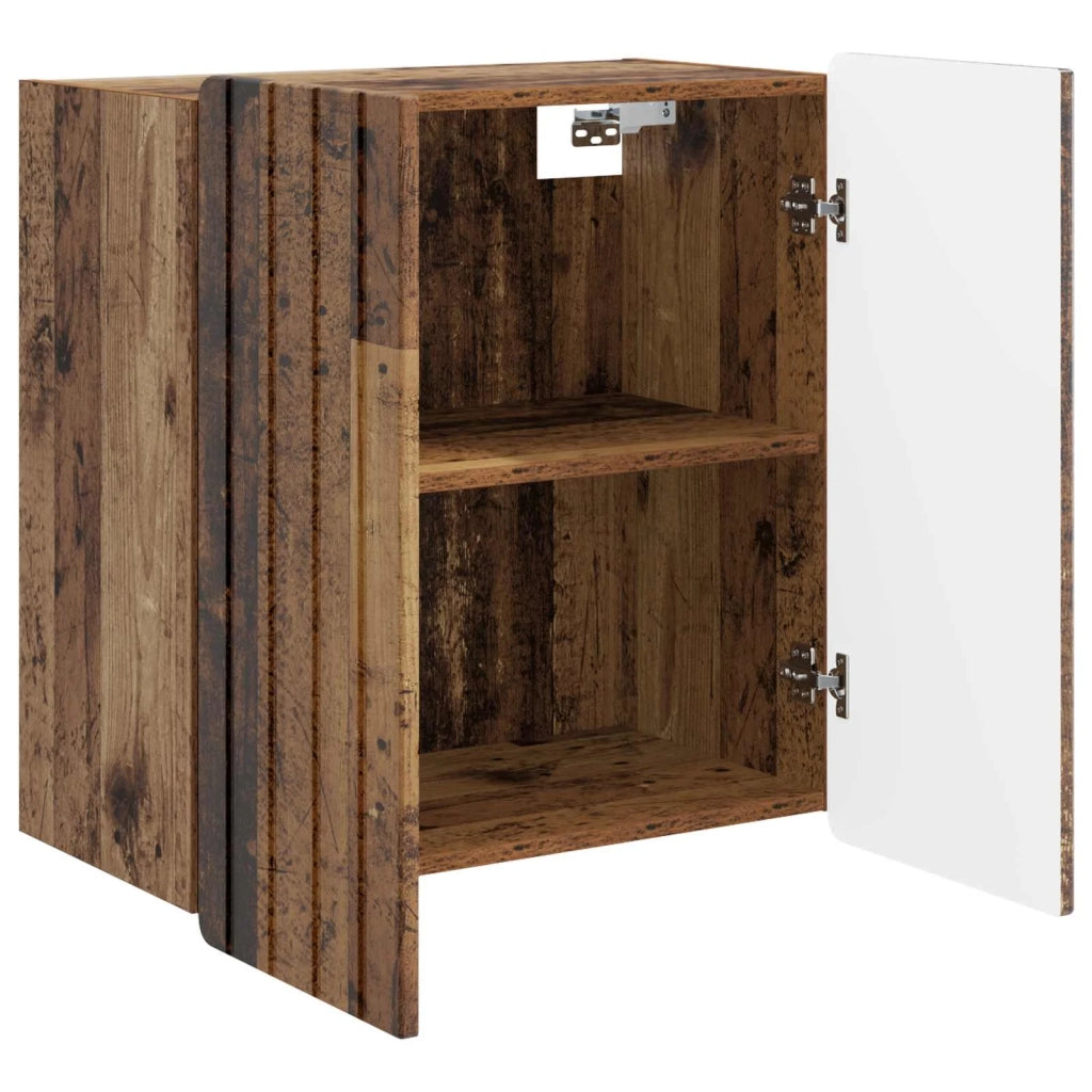 Mobiletto a muro Legno antico 59 x 31 x 64 cm
