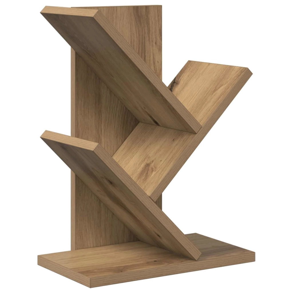 Scaffale per Libri a Forma di Albero 3 Strati 30 x 18 x 40 cm 8012355
