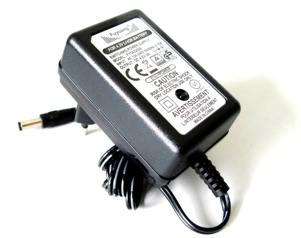 Caricabatterie 1S per batterie agli ioni di litio 3.6V-3.7V 2A