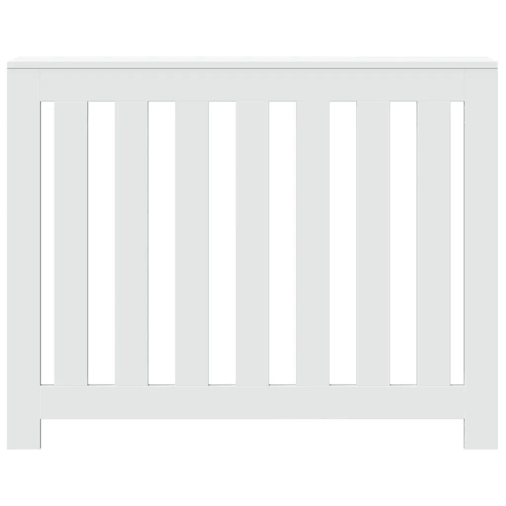 Copertura Termosifone Bianca 104x20x82 cm in Legno Multistrato 852735