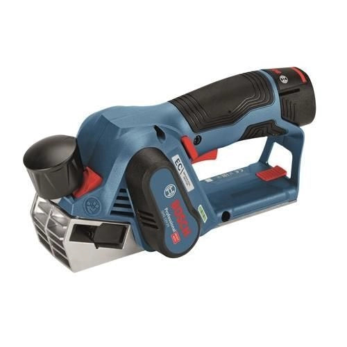 Bosch 0 601 5A7 002 GHO 12V-20 Pialletto Brushless 12 V 14500 giri-min con 2 lame e valigetta L-BOXX colore Nero Blu Rosso
