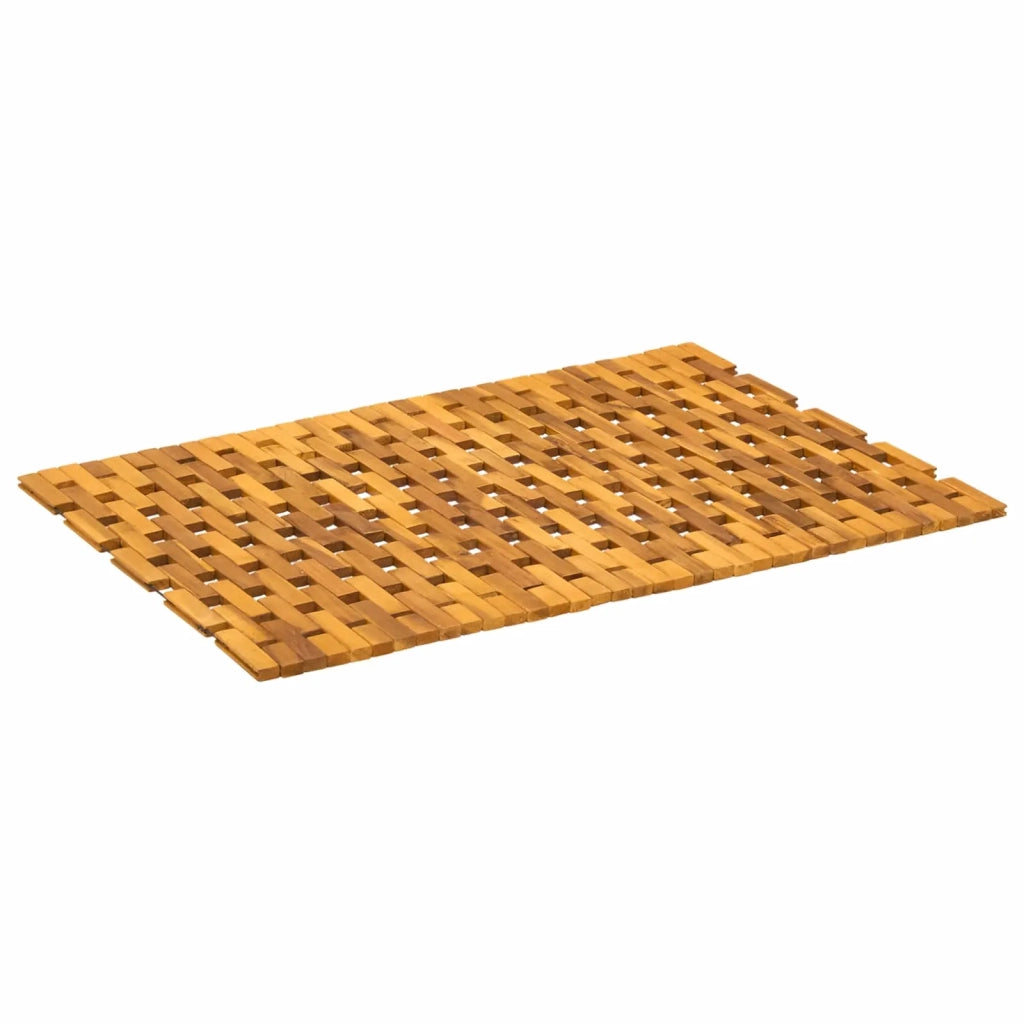 Tappetini da bagno Naturale 55 x 80 cm Legno di Acacia Massello 42024968