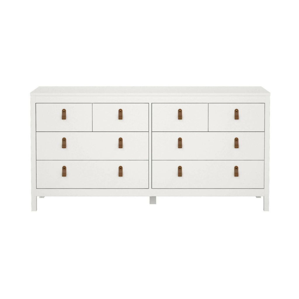 Credenza Wendy, Buffet da soggiorno, Madia da salotto, Dispensa da cucina, 160x38 h80 cm, Bianco