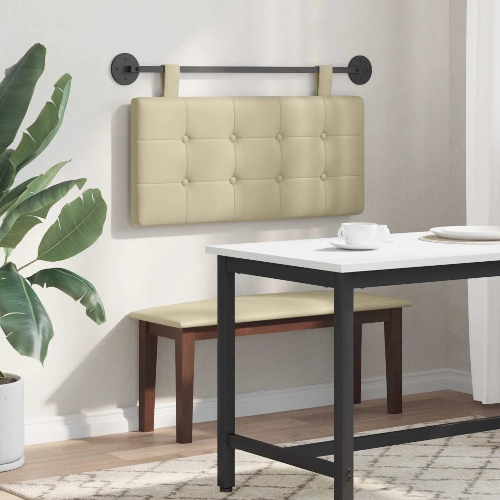 Testiera | Testata sospesa Crema Similpelle