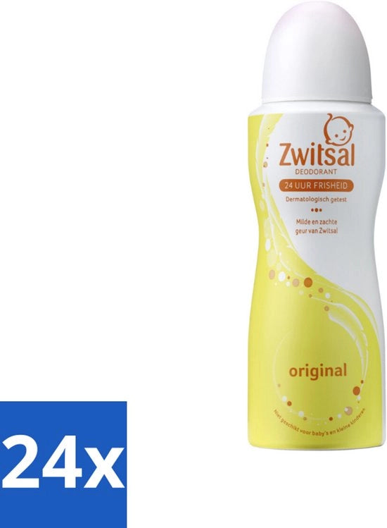 24 x Deodorante Originale 100 ml - Spray Deodorante - Profuma Leggero - Idoneo per la Pelle - Spray Deodorante - Deodorante per Adolescenti