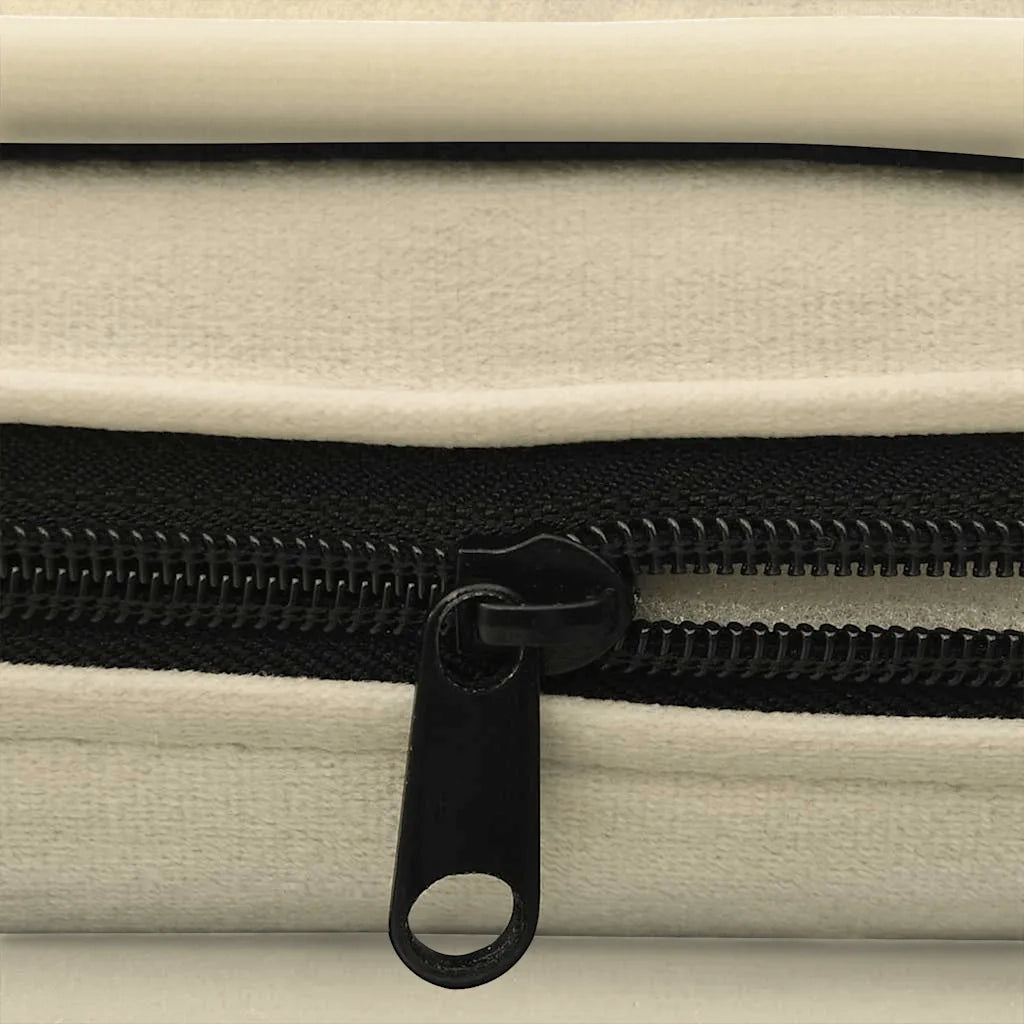 Divano per Cani Crema 67x47x36 cm in Peluche 171090