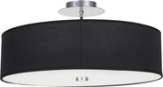 Plafoniera Nowodvorski Viviane nera/cromo 3xE27 50cm