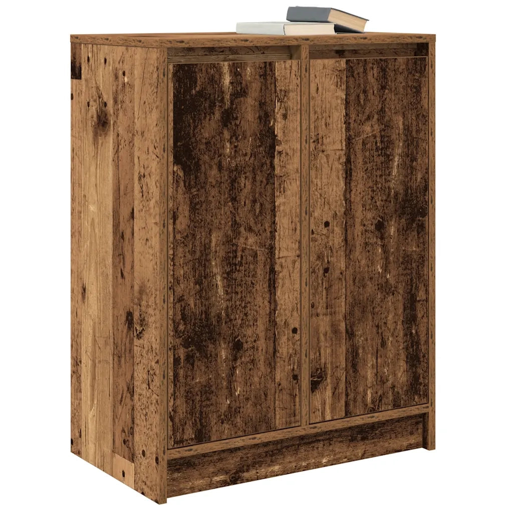 Credenza Legno Antico 57x34x76 cm in Legno Multistrato