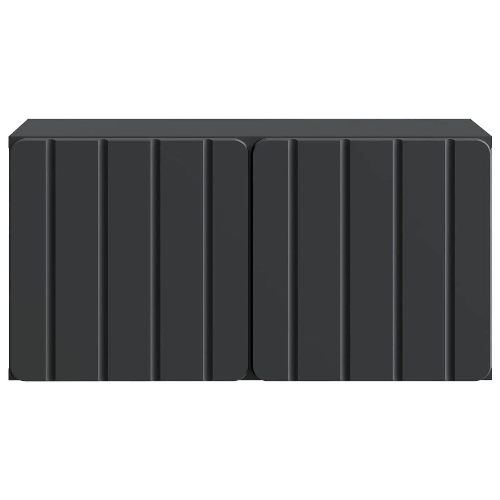 Mobile Porta TV da Muro Nero 59,5 x 31 x 30 cm