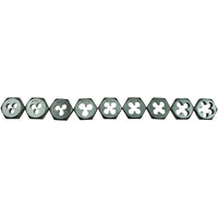 SET FILIERA 20pz PROFESSIONALE MASCHI E FEMMINE PER FILETTATURA EURONOVITA'