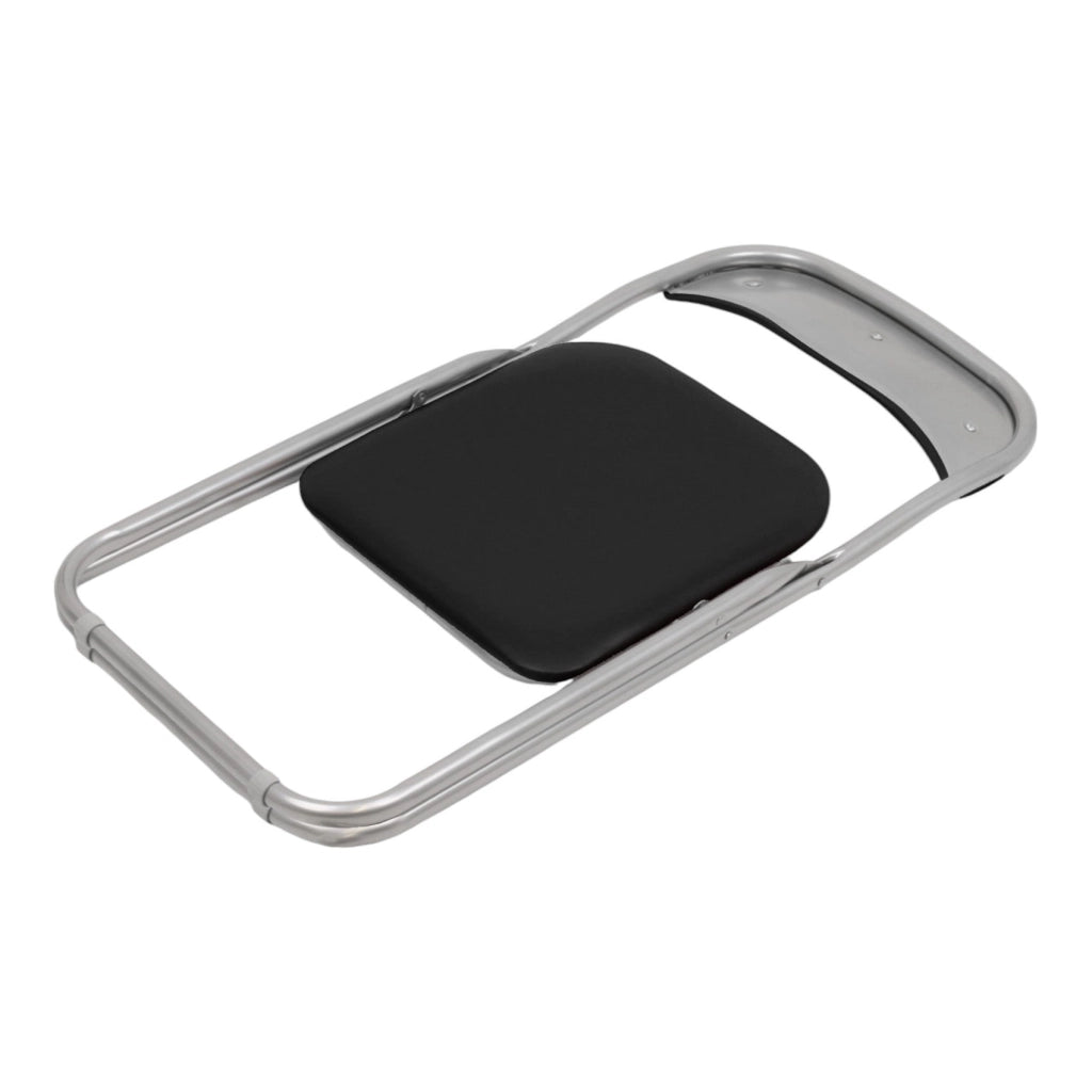 Set di quattro sedie Antenore, colore nero, Misure 43 x 47 x 78 cm