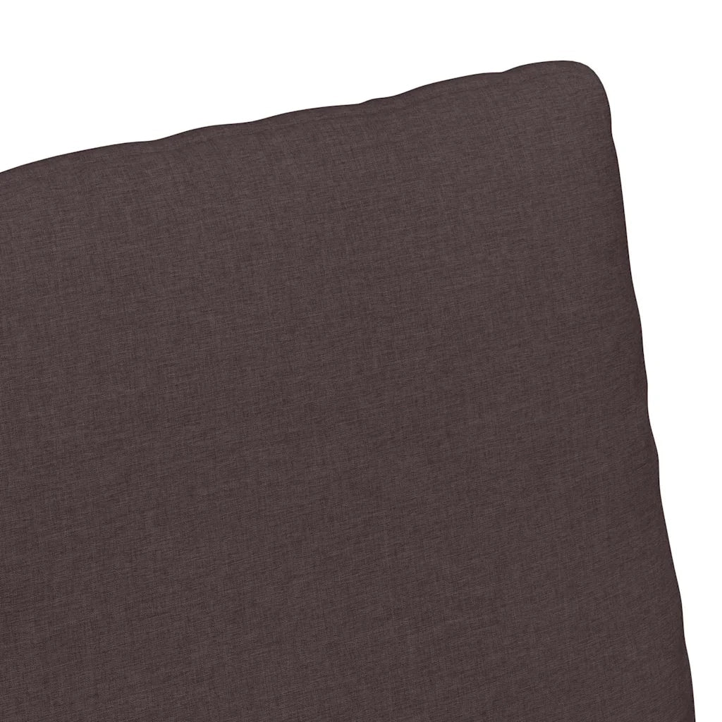Sedie da pranzo 2 pcs Marrone scuro 57 x 67 x 98 cm Tessuto