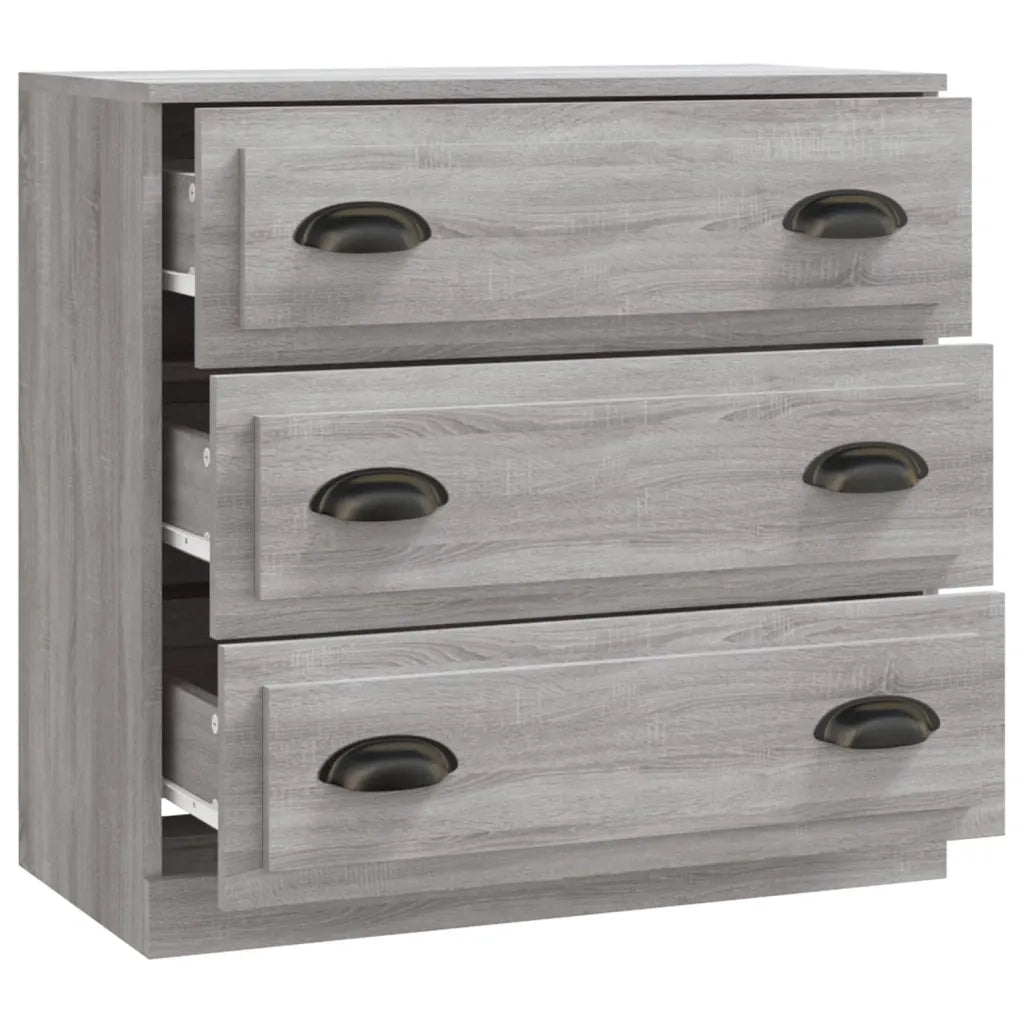 Credenza Grigio Sonoma 70x35,5x67,5 cm in Legno Multistrato 816230