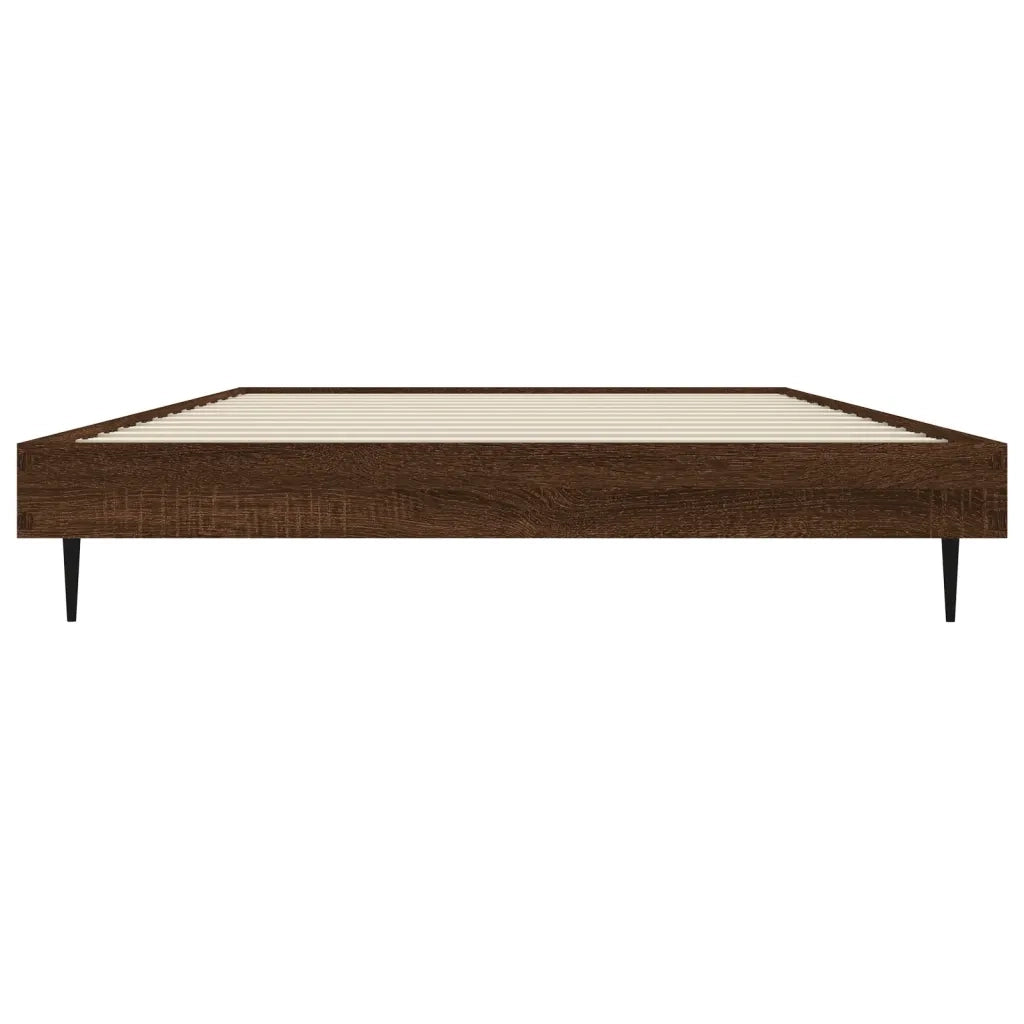 Giroletto senza Materasso Rovere Marrone 90x190cm in Truciolato