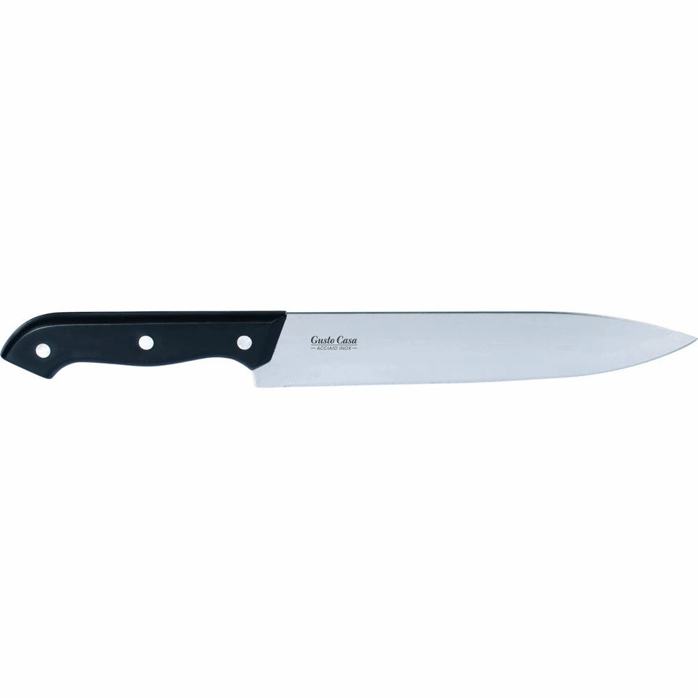 Trade Shop - Set Ceppo Coltelli In Acciaio Inox Da Cucina 8 Pezzi Con Stand Portacoltelli In Legno -