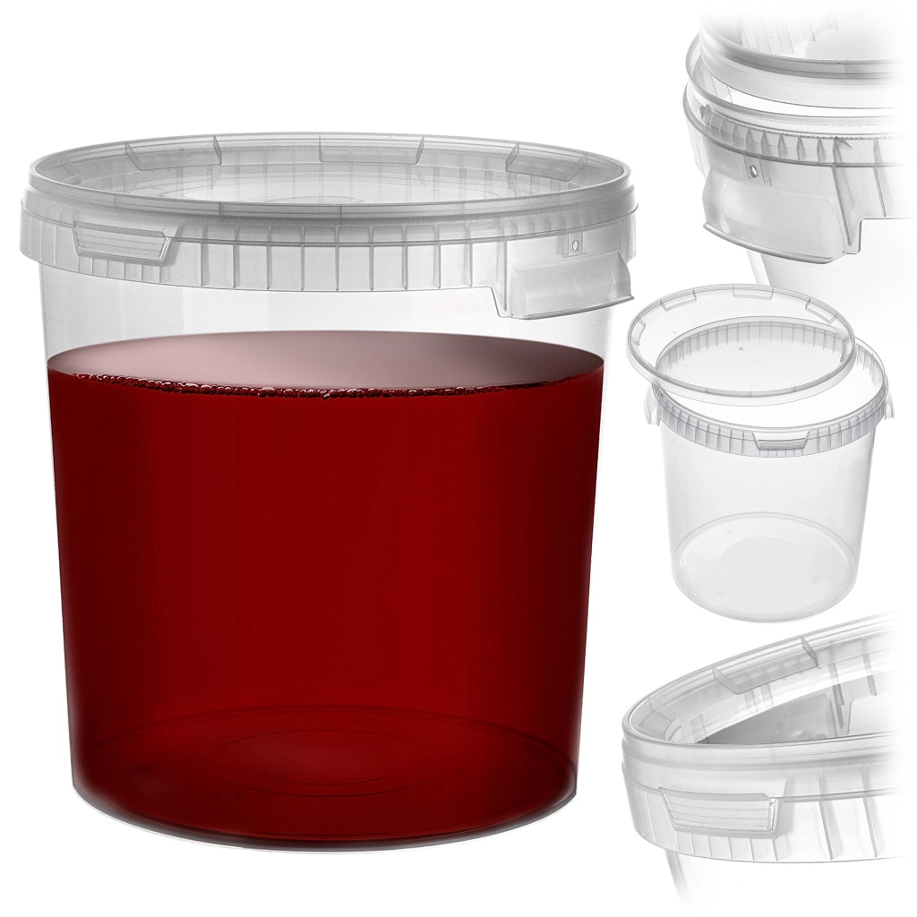 Contenitore per fermentazione KADAX da 33 litri, secchio per vino, liquori e birra con coperchio, fermentatore