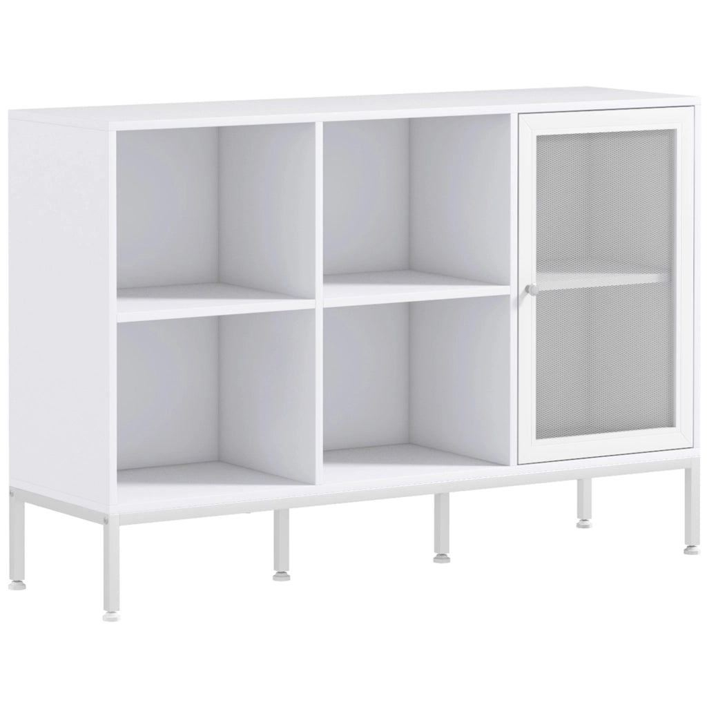 Credenza da cucina ¨C zephmum ¨C bianco, 120x37x81,5 cm