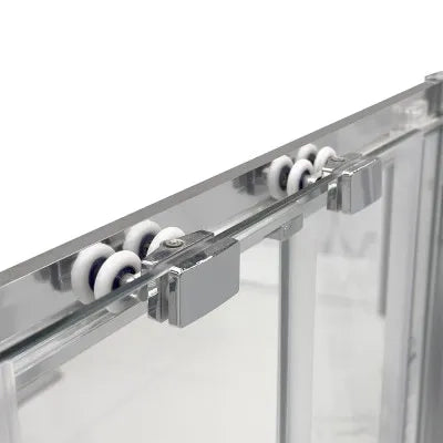 Box doccia 70x170 cm con porta scorrevole trasparente H 200 cm Ted