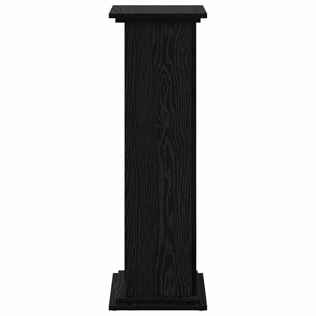 Supporto di esposizione con porta Rovere Nero 31 x 30 x 90 cm 869245