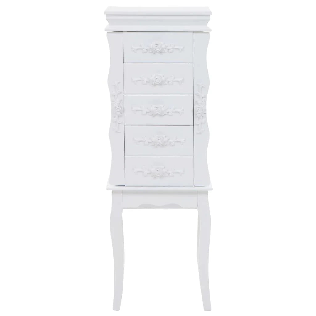 Credenza bianca buffet mobiletto consolle mobile portagioielli su gambe 4402078