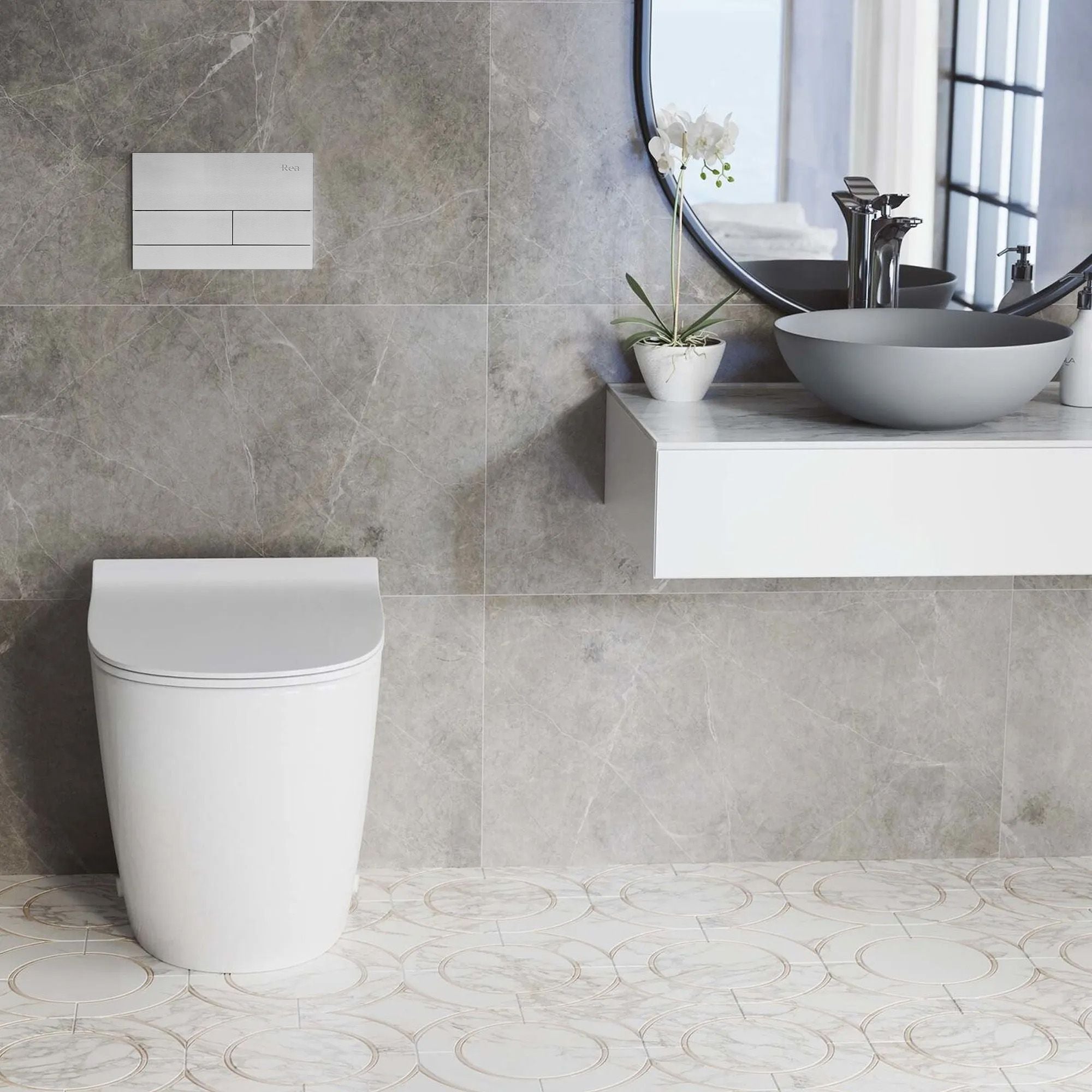 Telaio Wc Da Incasso K011a-q Rea T Brush Steel