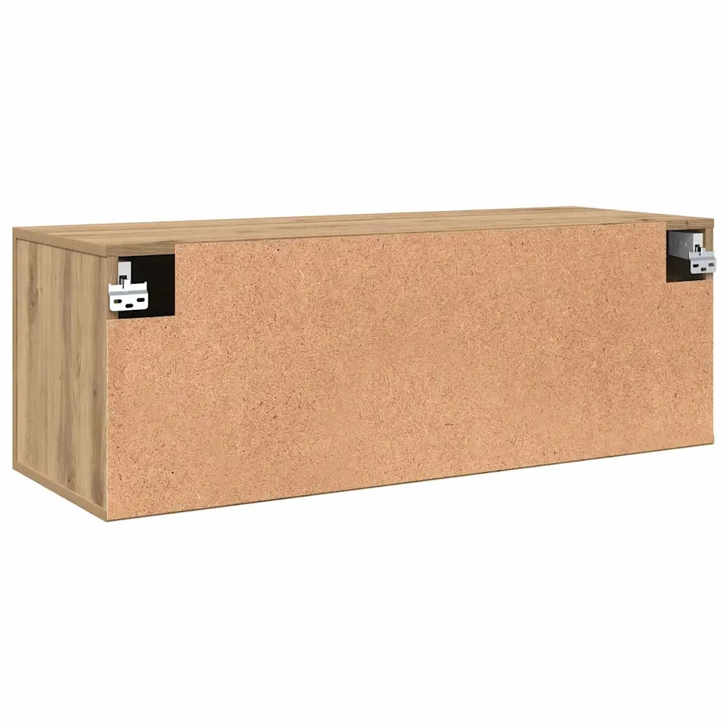 Mobiletto a muro Rovere artigianale 100 x 36,5 x 35 cm