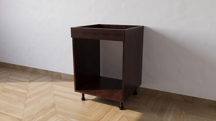 Mobile Base forno il legno L 60 x H 72 x P 55,5 cm in kit colore Wengè 