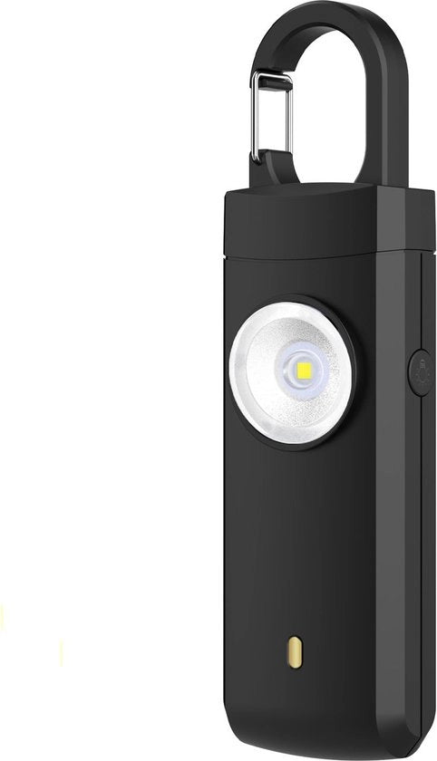Alarme Personale - Chiave con Alarme di Autodifesa - 130Db - LED - Alarme Acustico Estremo - Alarme di Sicurezza - Alarme Personale - Alarme per Anziani - con Batteria Ricaricabile