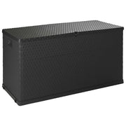 Baule da Giardino Antracite 120x56x63 cm in Rattan PPcod mxl 120994