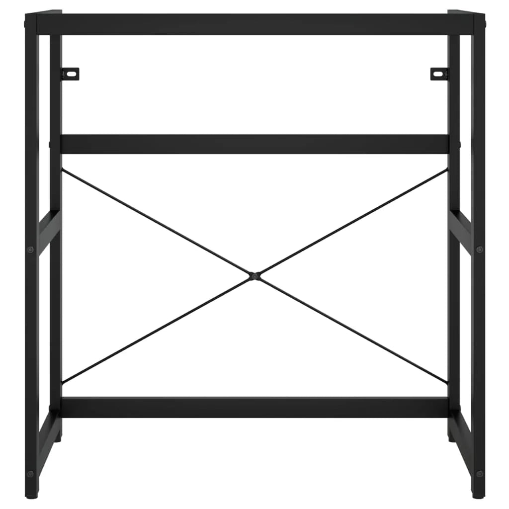 Telaio per lavabo da incasso 79 x 38 x 83 cm ferro nero 02_0006777