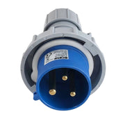 Spina industriale ecova 30509 32a 230v 2p+t ip67 per uso professionale