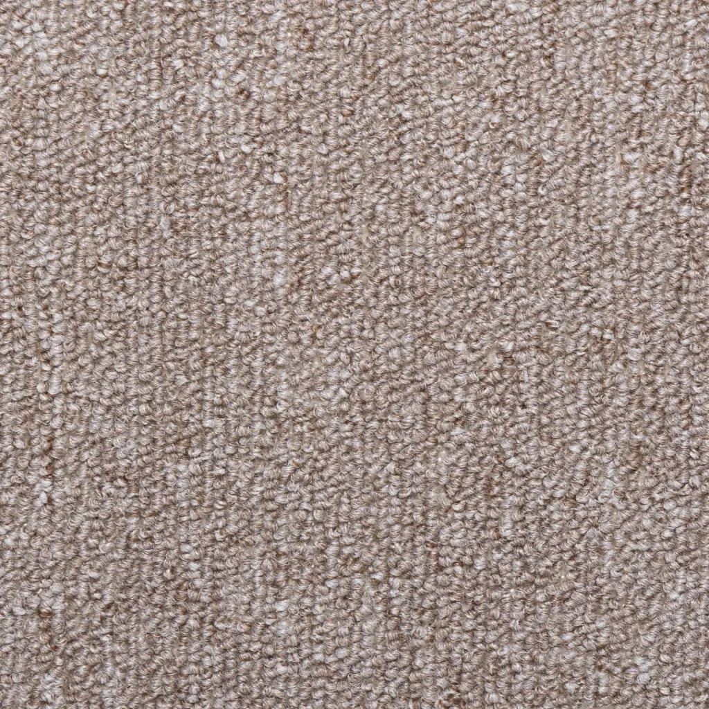 Tappetini per scale 15 pz 65x21x4 cm Marrone chiaro Bordo rettangolare 134569