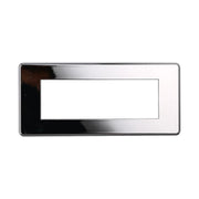 Placca Slim Sottile 6P Serie Moon Colore Cromato Lucido Compatibile Con Bticino Axolute Air