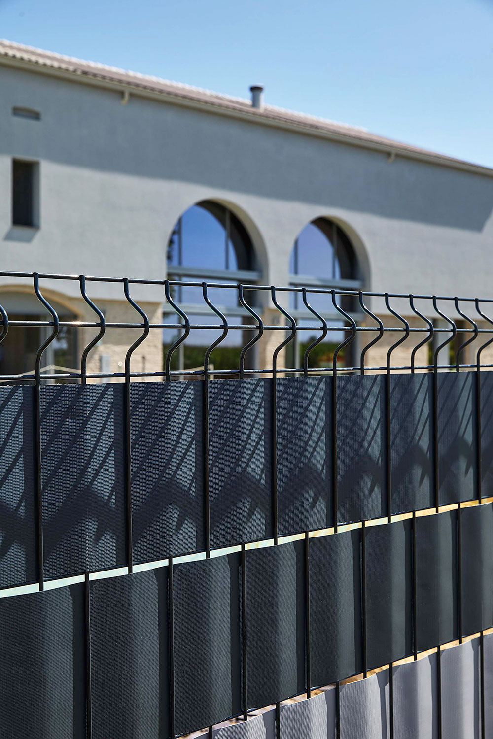 Telo di Occultazione Striscia Soft Verdemax 20x350 cm in PVC Resistente a UV Antracite