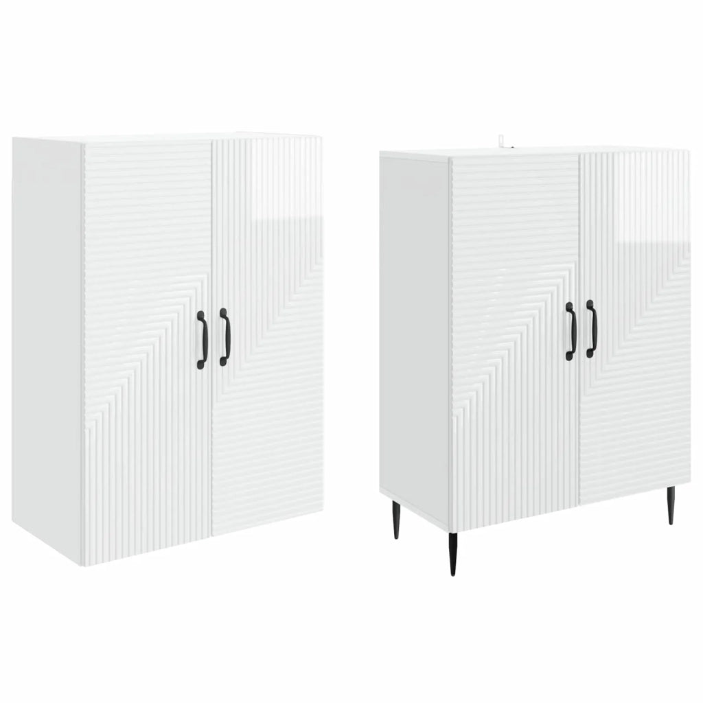 Set di armadi 2 pcs 66 x 34,5 x 89,5 cm Legno ingegnerizzato