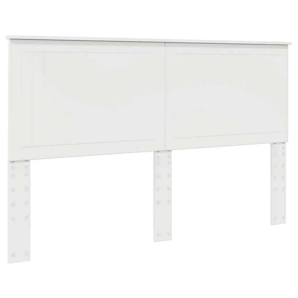 Testiera-Testata-Testiera Decorativa Bianco Lucido 160 cm Legno multistrato 448219