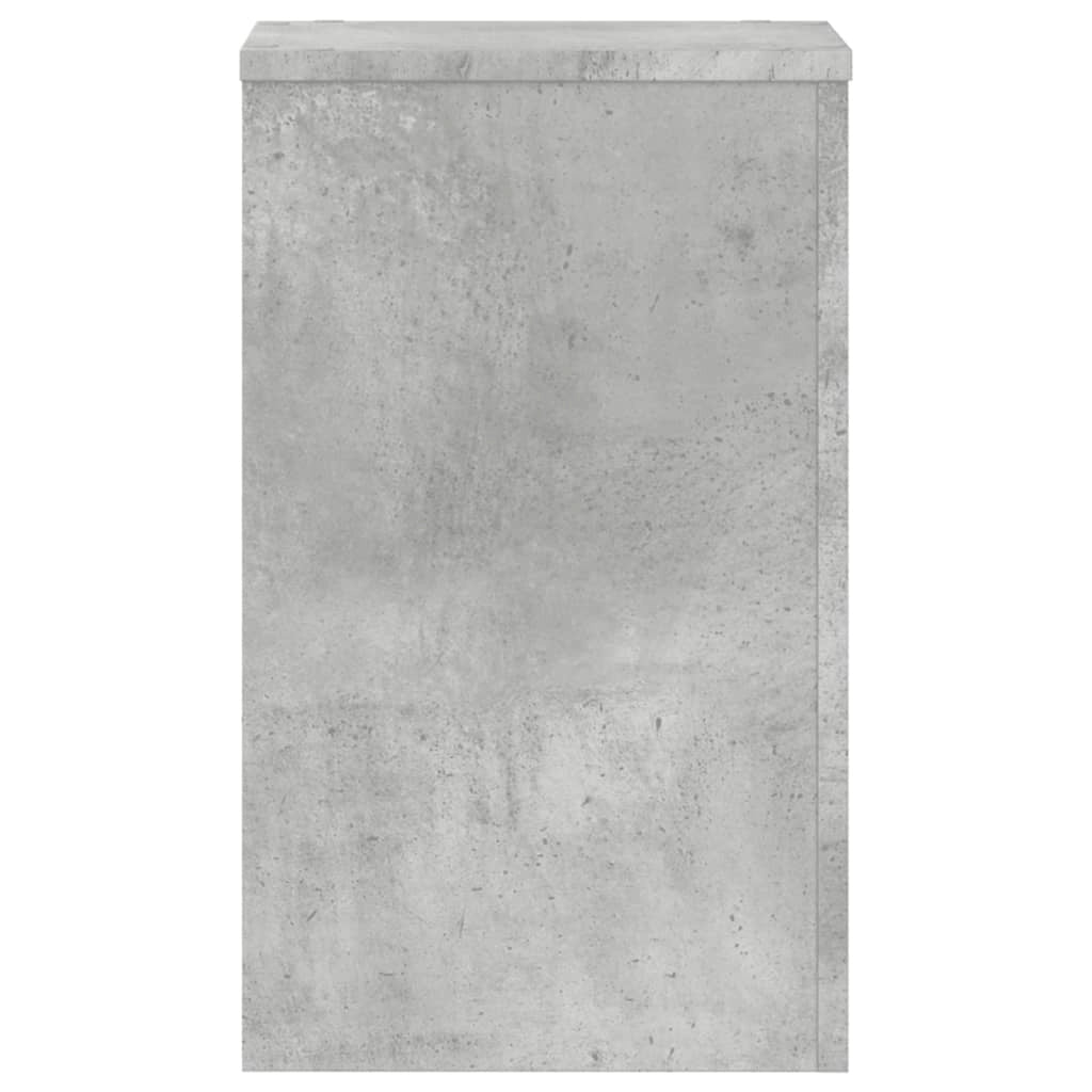 Portavasi mobili per fiori set da 2 legno ingegnerizzato grigio 02_0045337